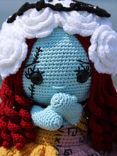 Load image into Gallery viewer, Jack & Sally Inspired Crochet Bouquet – Handmade Keepsake