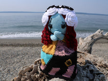Load image into Gallery viewer, Jack & Sally Inspired Crochet Bouquet – Handmade Keepsake