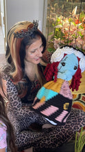 Load image into Gallery viewer, Jack & Sally Inspired Crochet Bouquet – Handmade Keepsake