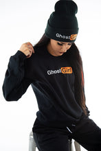 Load image into Gallery viewer, Sweatshirt with Orange “Ghost Girl” Logo - PRE-ORDER