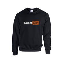 Load image into Gallery viewer, Sweatshirt with Orange “Ghost Girl” Logo - PRE-ORDER