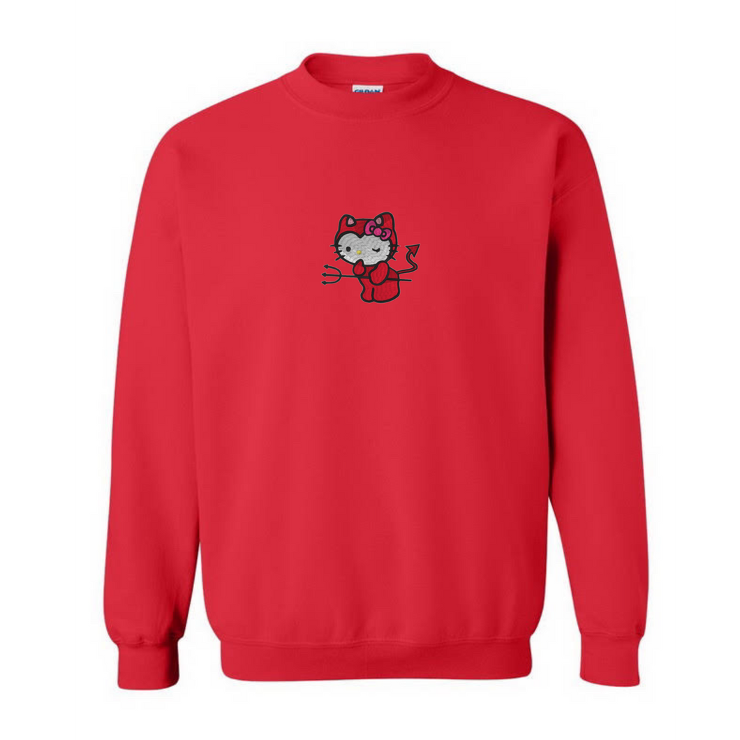 Embroidered Character Sweatshirt