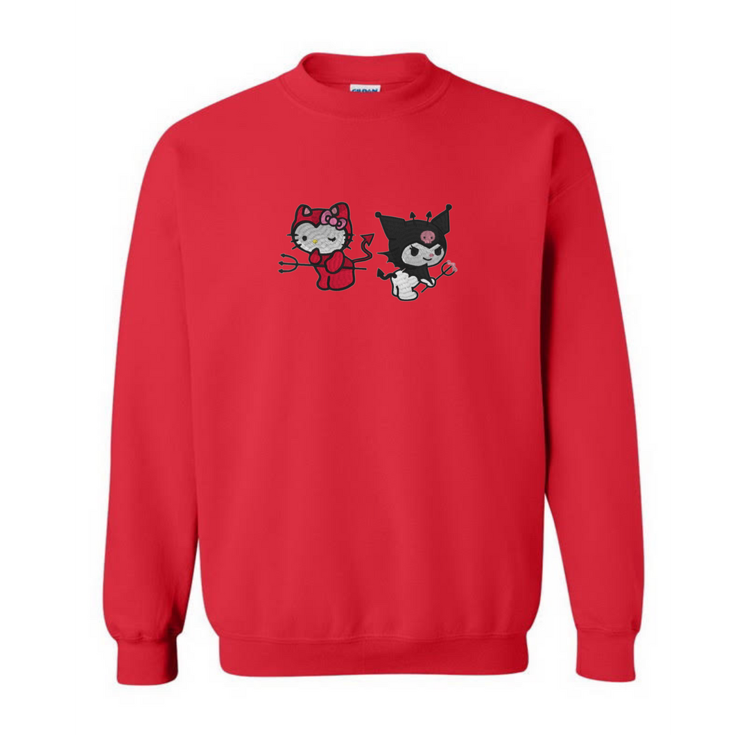 Embroidered Character Sweatshirt