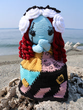Load image into Gallery viewer, Jack &amp; Sally Inspired Crochet Bouquet – Handmade Keepsake
