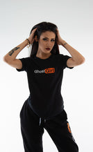 Load image into Gallery viewer, Short Sleeve T-Shirt “Ghost Girl” Logo in Orange - PRE-ORDER
