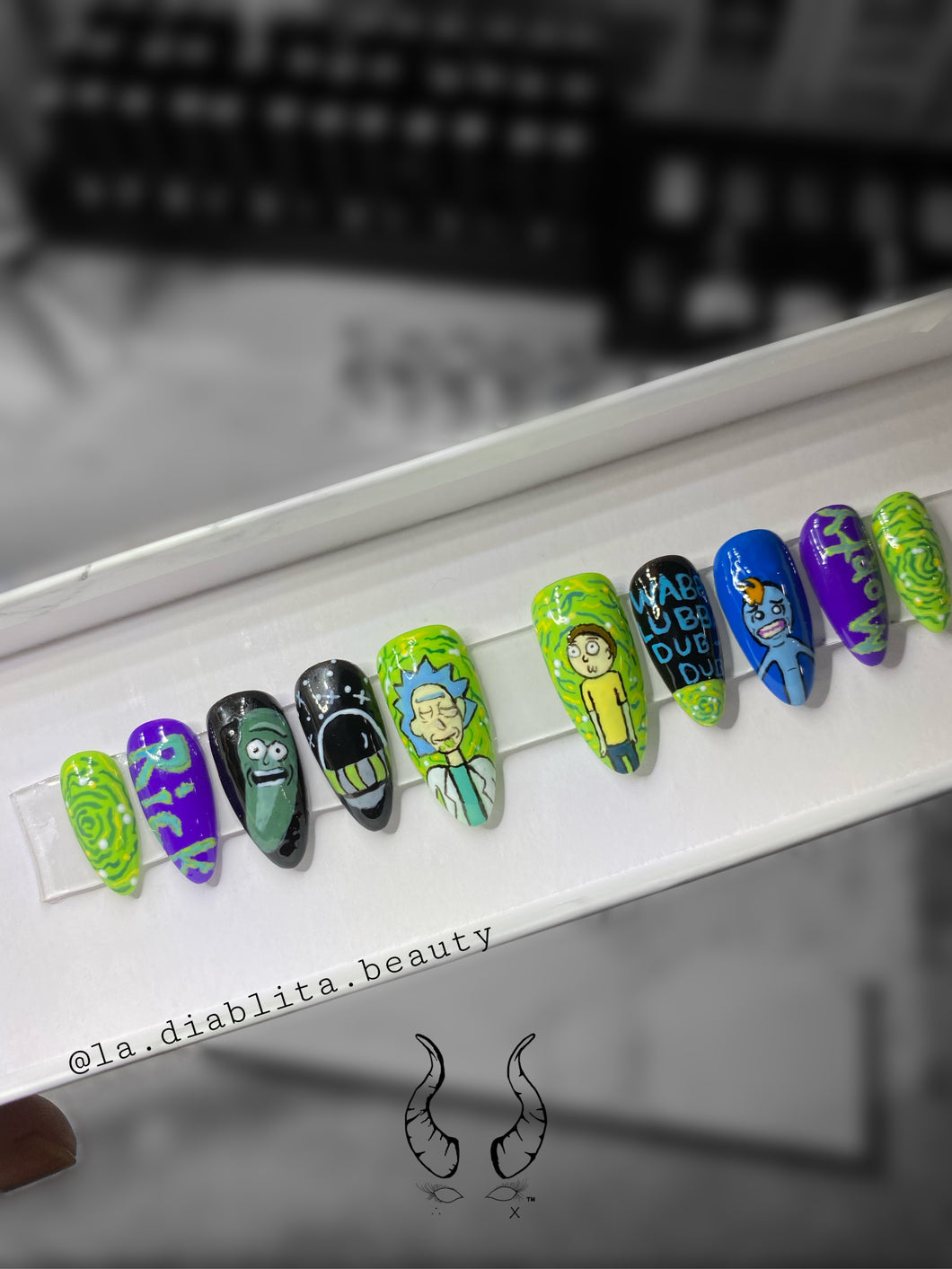 Hand Painted Rick & Morty Set