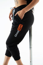 Load image into Gallery viewer, Unisex Jogger Sweatpants - “Ghost Girl” Logo in Orange - PRE-ORDER
