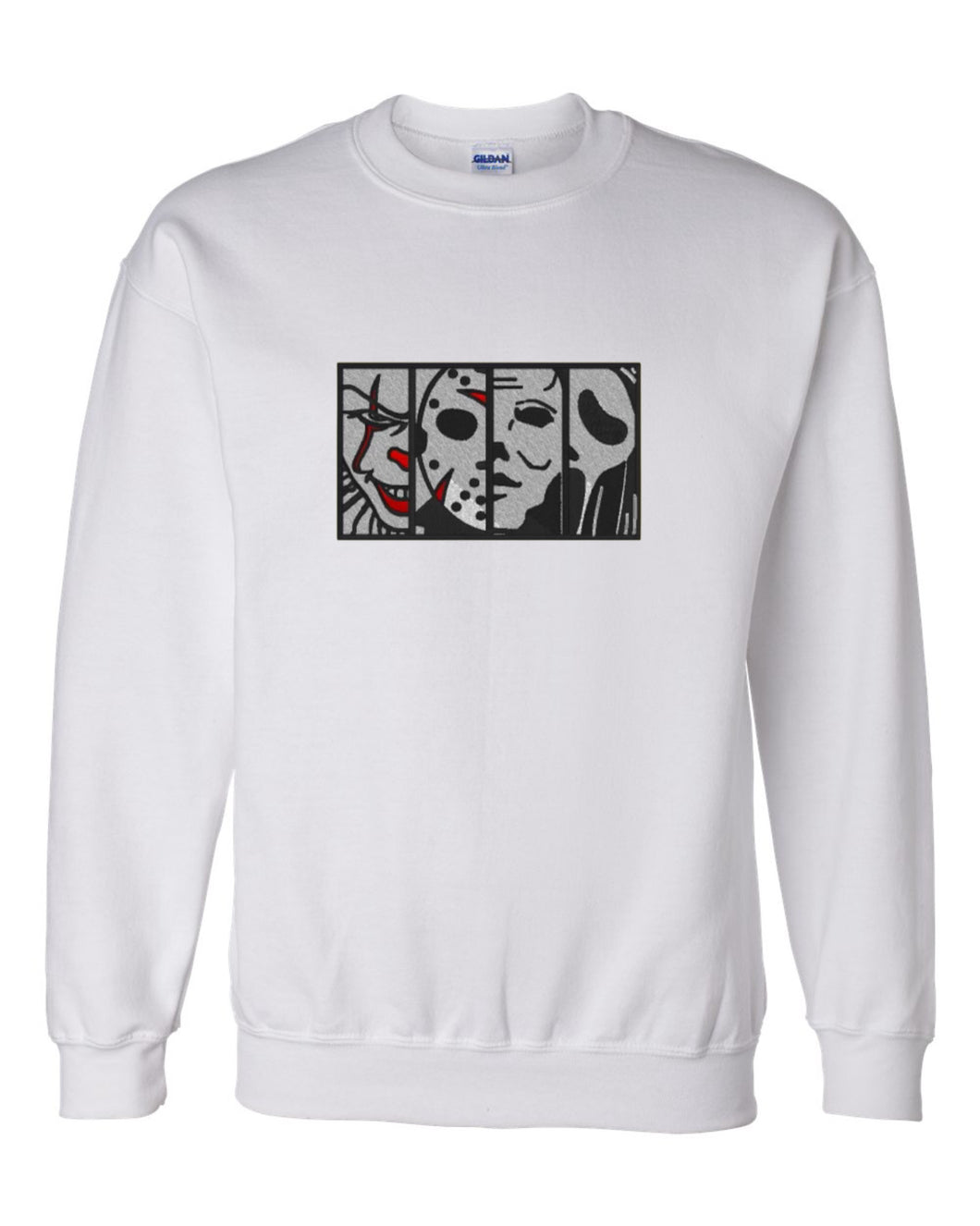 Embroidered Classic Horror Crewneck